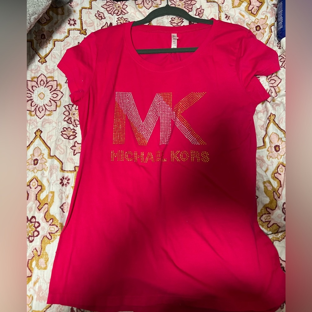 Pink Michael Kors shirt